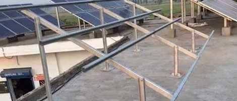 solar off grid structure